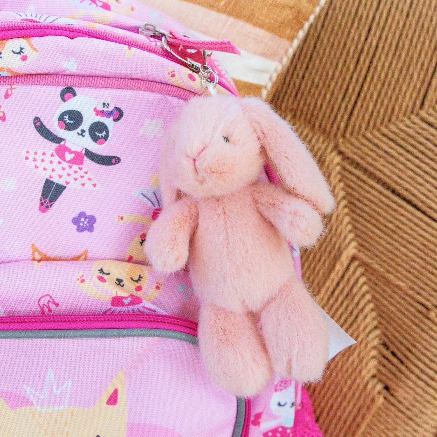 Mary Meyer Soft Bunny Bag Charm - Pink