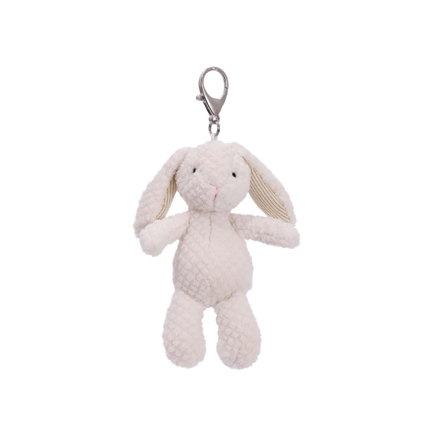 Mary Meyer Nubby Bunny Bag Charm - White