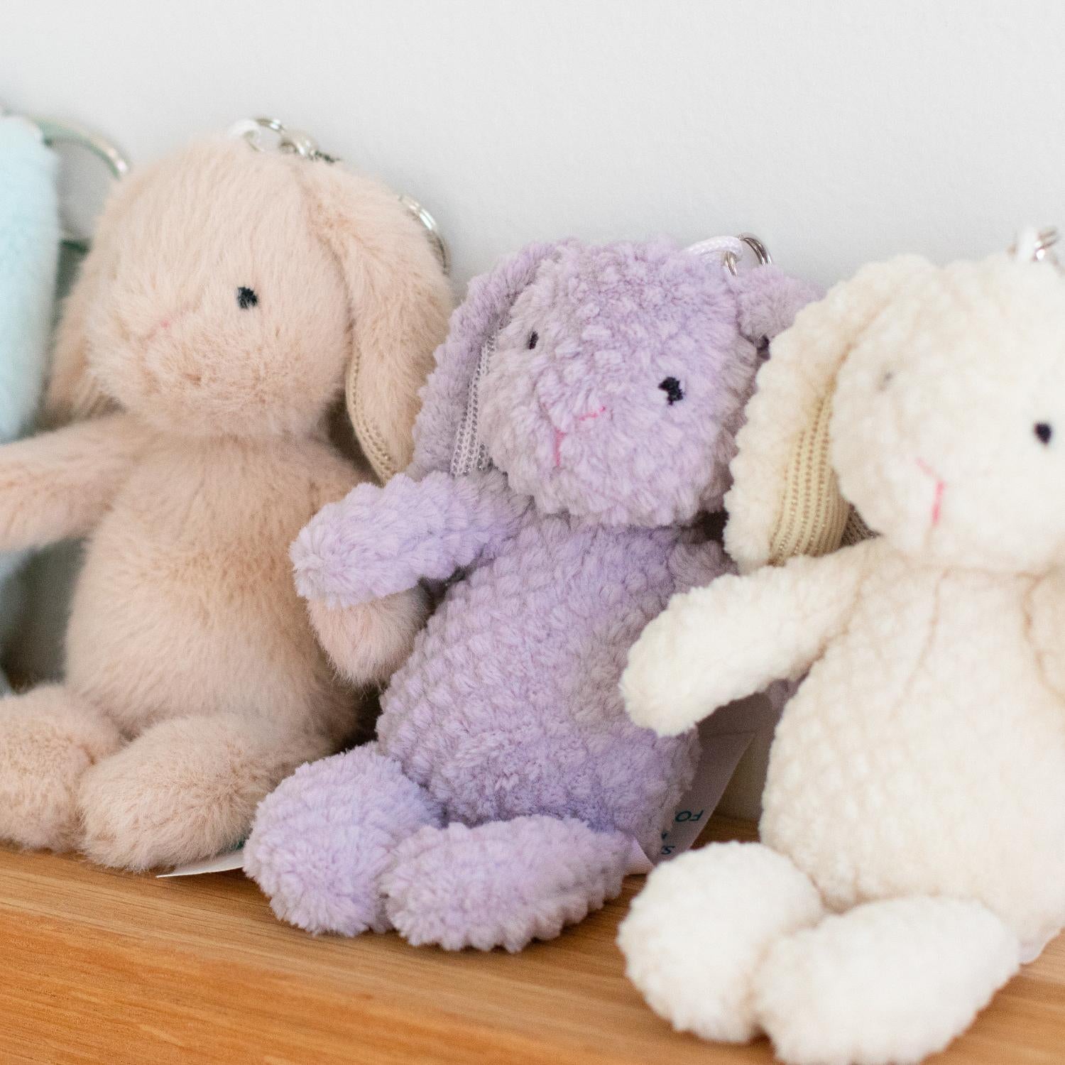 Mary Meyer Nubby Bunny Bag Charm - Purple