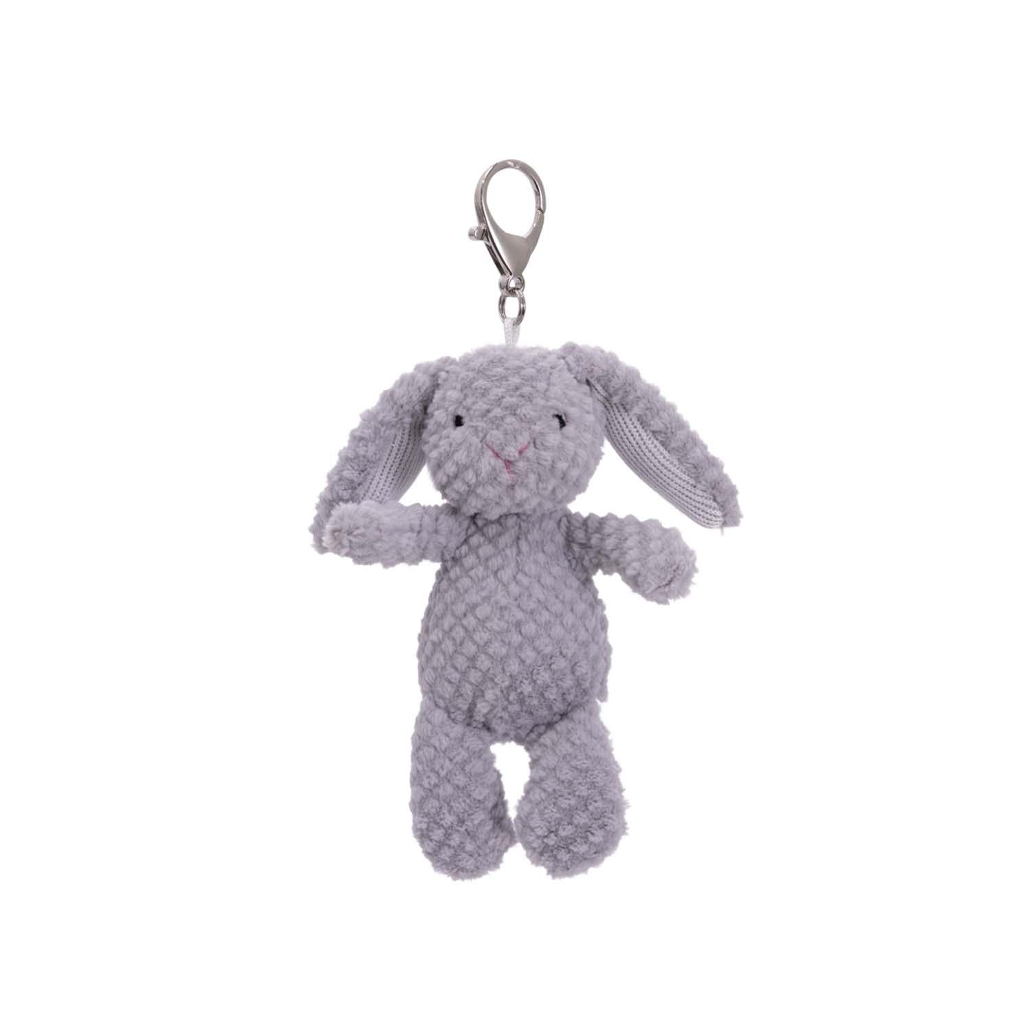Mary Meyer Nubby Bunny Bag Charm - Grey
