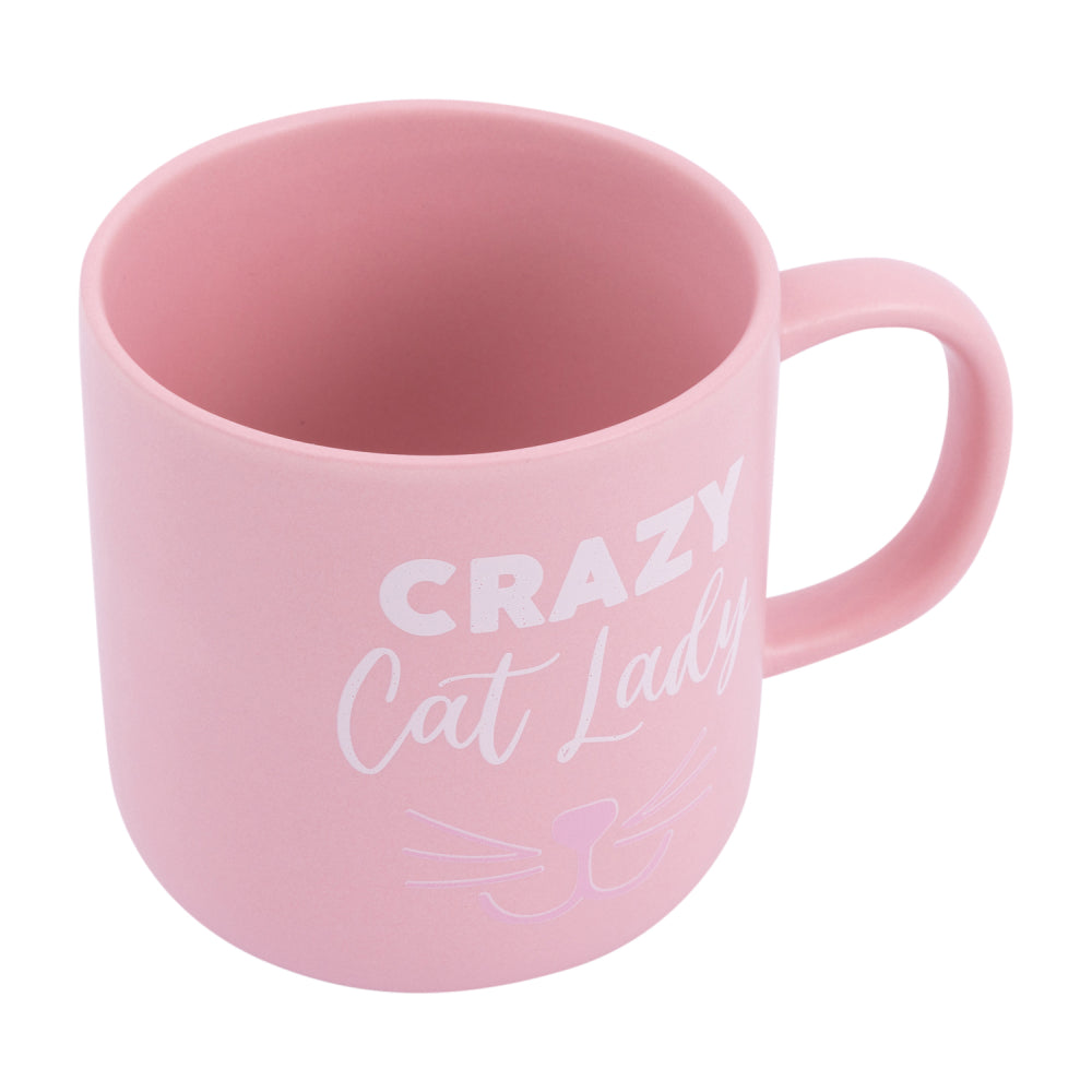 Pet Lovers -  Crazy Cat Lady Pink Mug