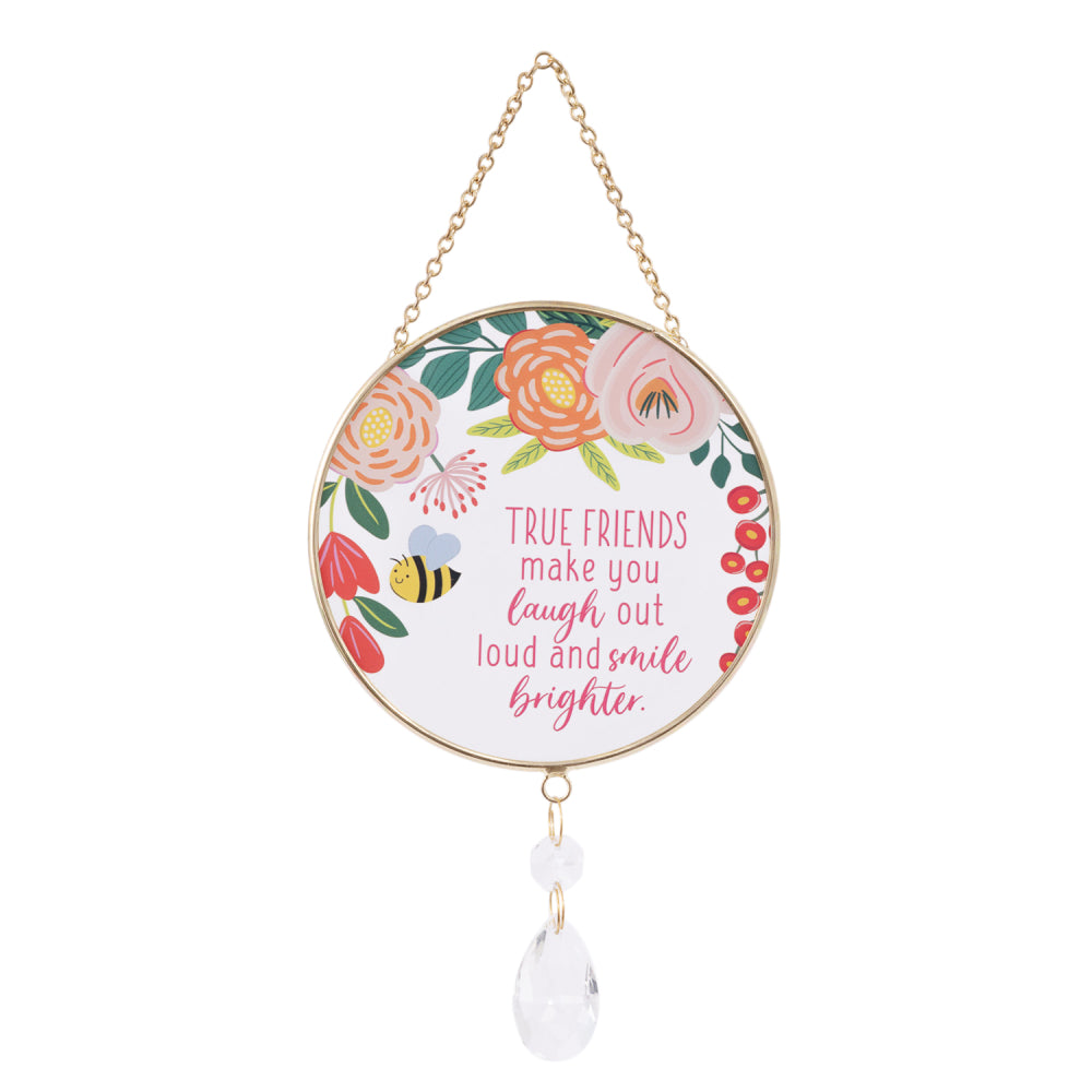 Unique & Uplifting Quoted Suncatcher (6 quoted floral designs)