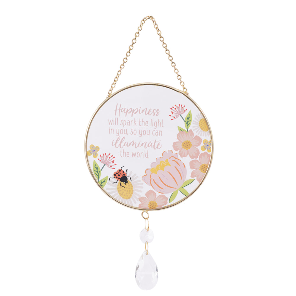 Unique & Uplifting Quoted Suncatcher (6 quoted floral designs)