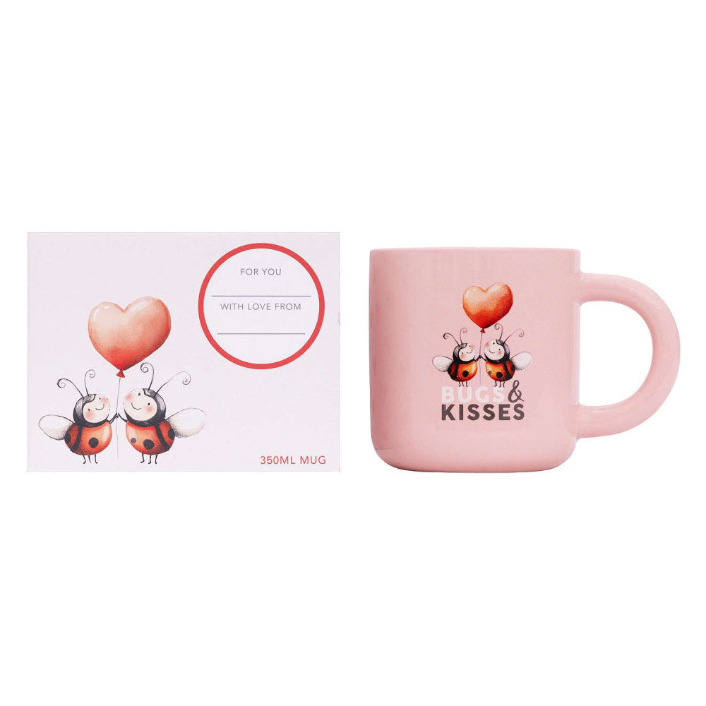 Valentine's Day Ladybug (Bugs&Kisses) Mug