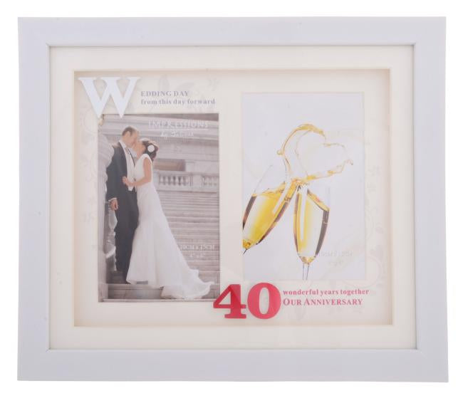 40th Our Anniversary - Frame 4X6