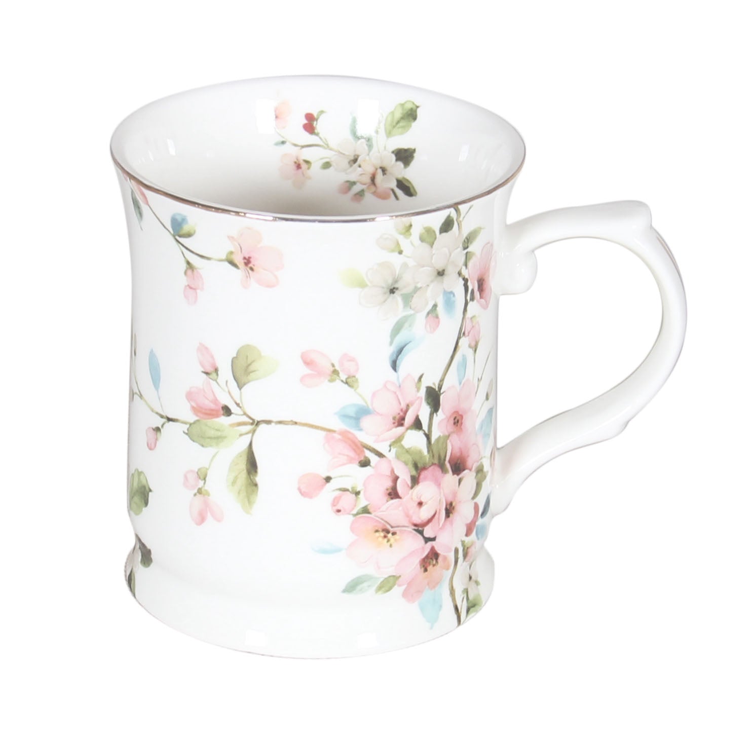 Peach Blossom White Mug - 2 sizes