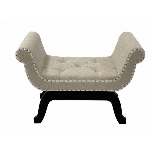 Ricky Bench - Beige Velvet