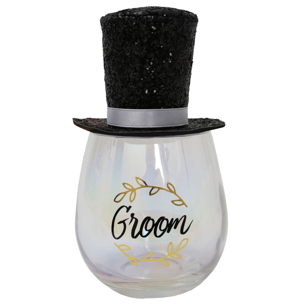 Groom Celebration Glass
