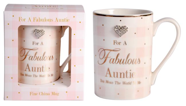 Mad Dots Fabulous Auntie Mug