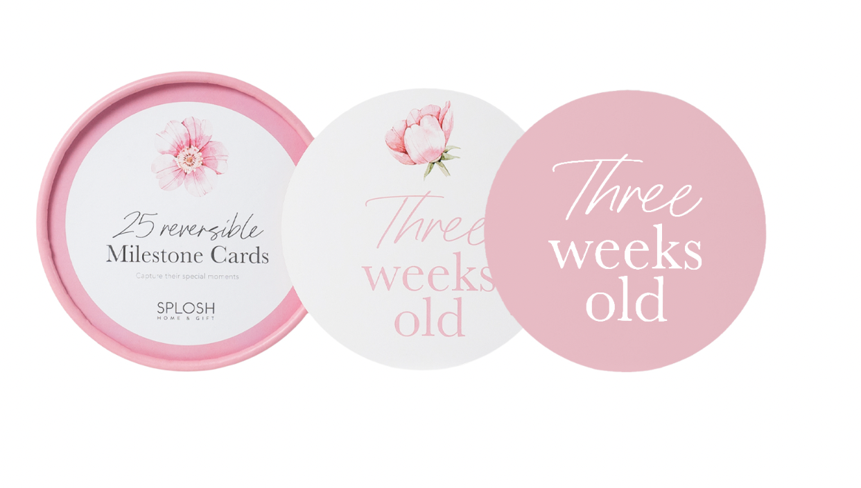 Reversible Milestone Cards - 3 colours