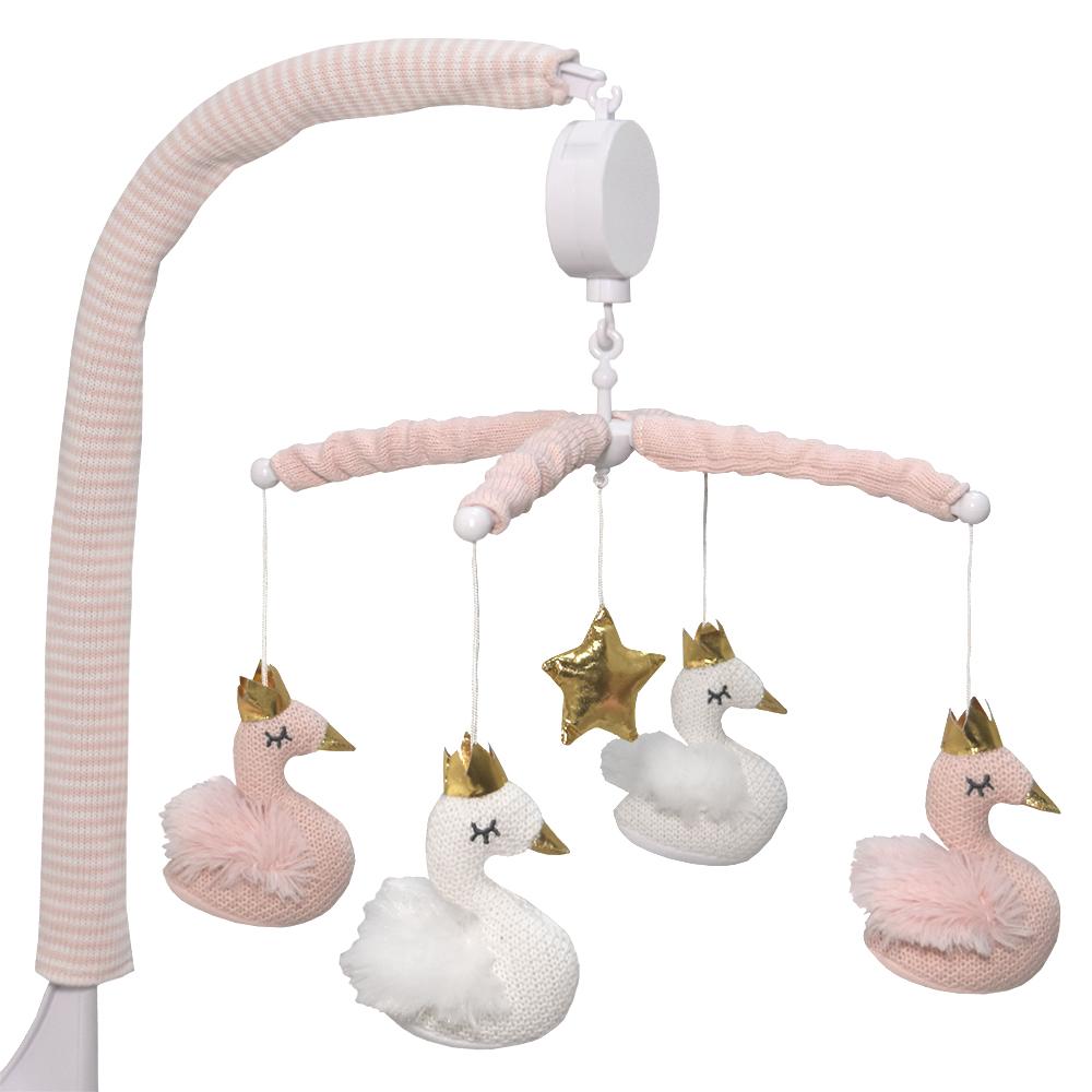 Musical Cot Mobile - Swan
