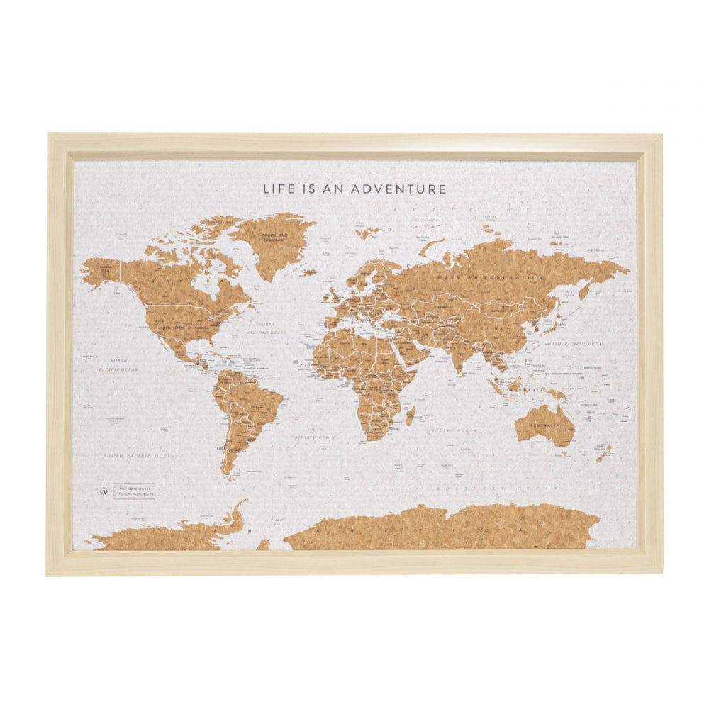 Travel Board Small Map - World