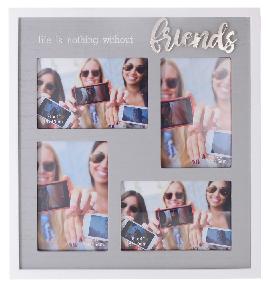 Sentiments 4 Photo Collage Friends Frame