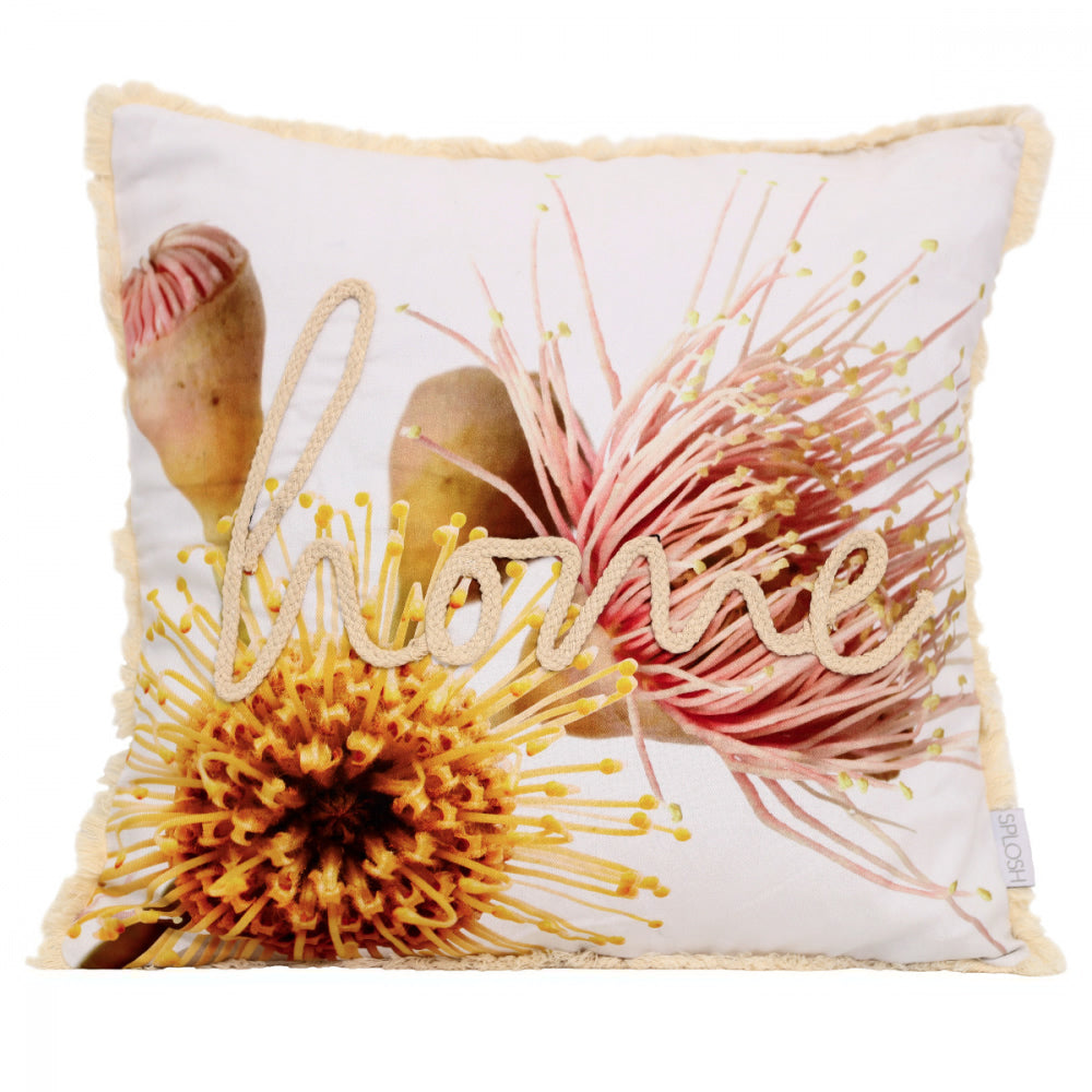 Flourish Embroidered Home Cushion