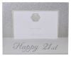 Silver Sparkle Birthday Frames - 7 options