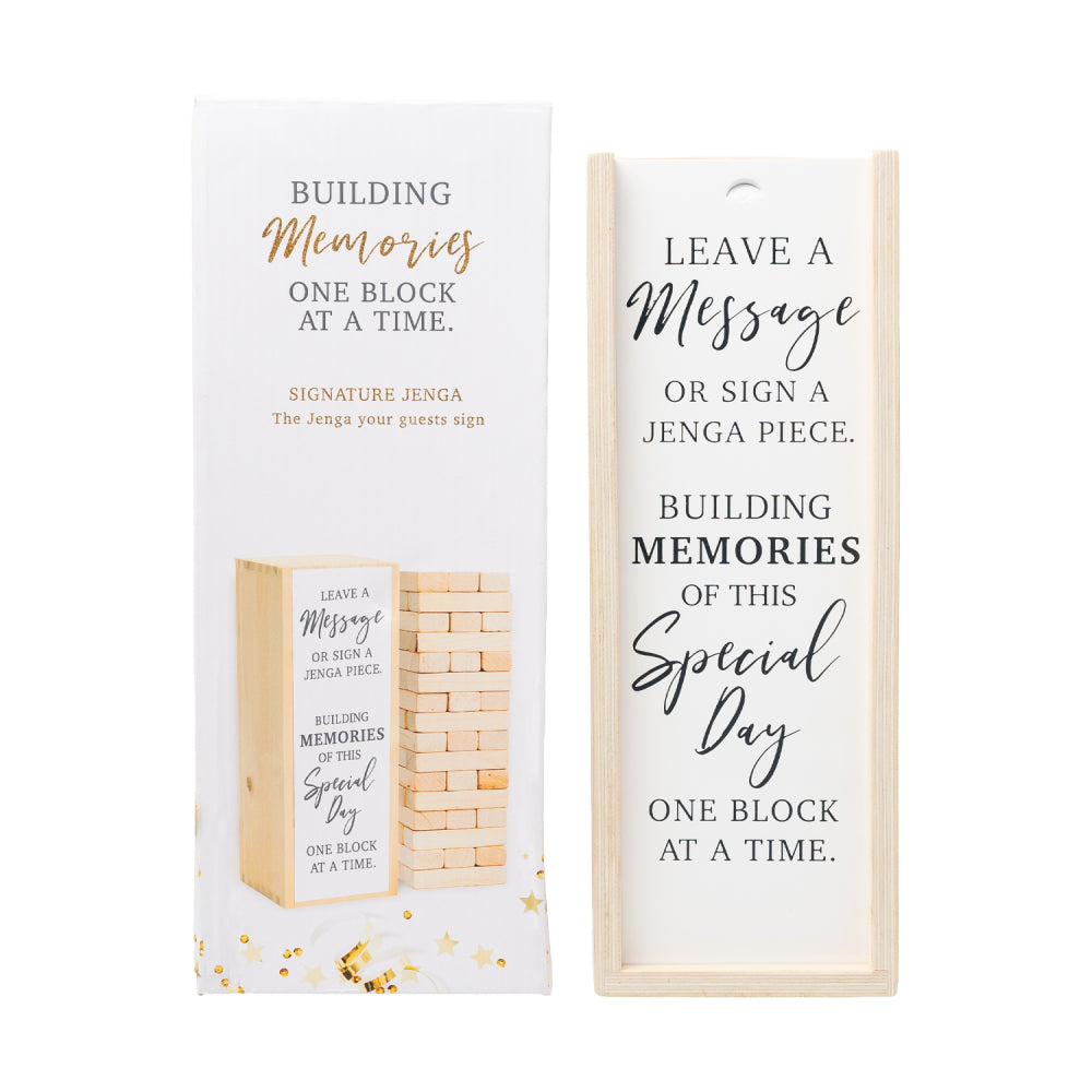 Wedding Signature Jenga