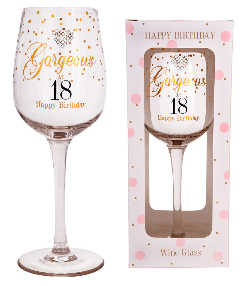 Mad Dots Gorgeous 18 Wine Glass
