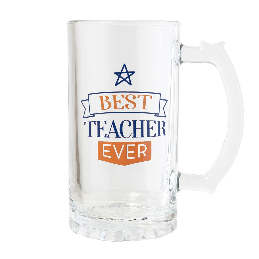 Best Teacher Tankard Beer Glass