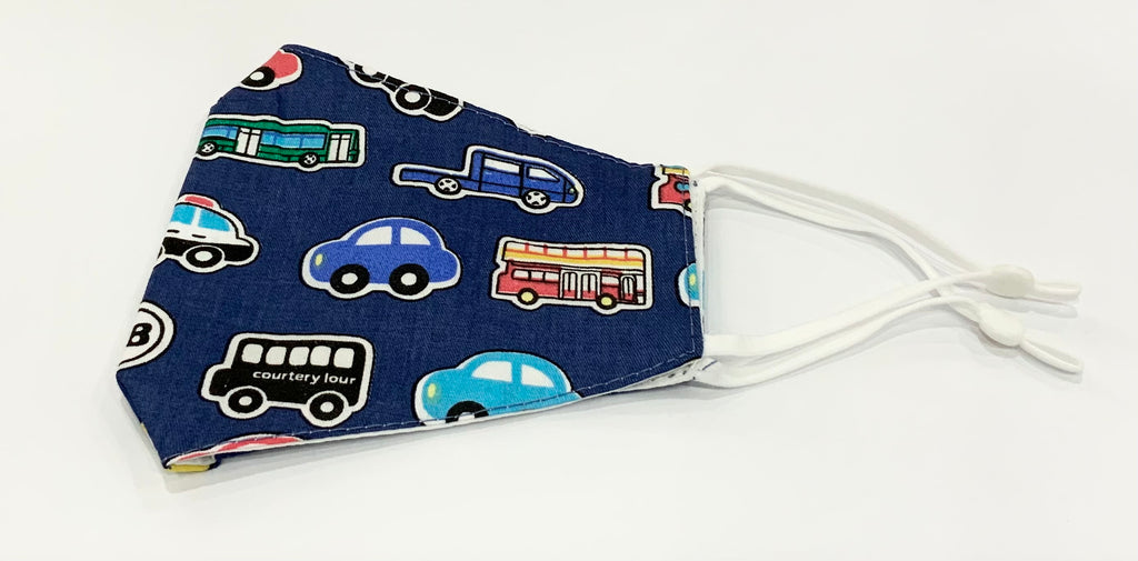 Kids Face Mask - Vehicles