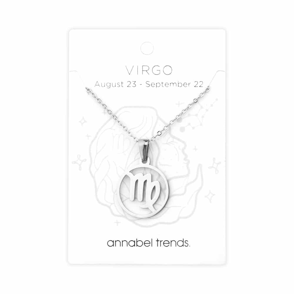 Zodiac Pendant Necklace - Virgo