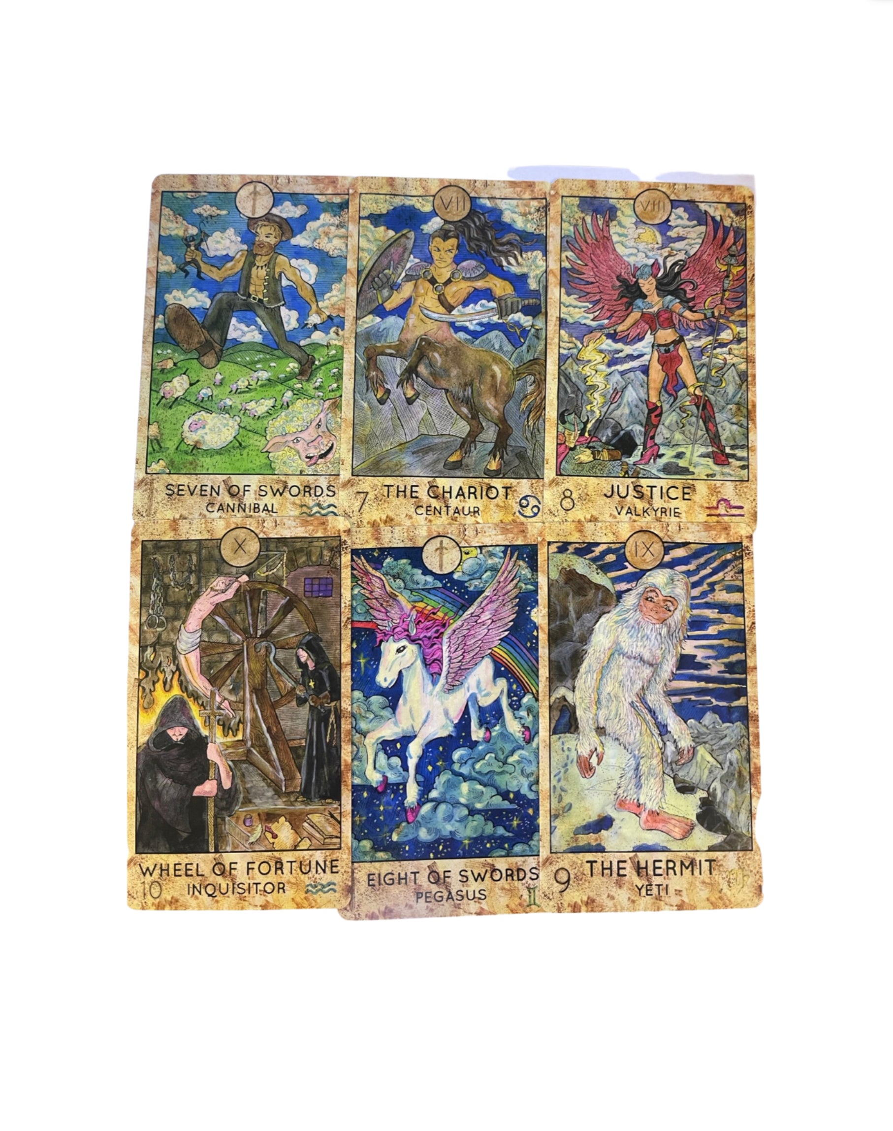 Fantasy World Tarot Cards - Deck of 78