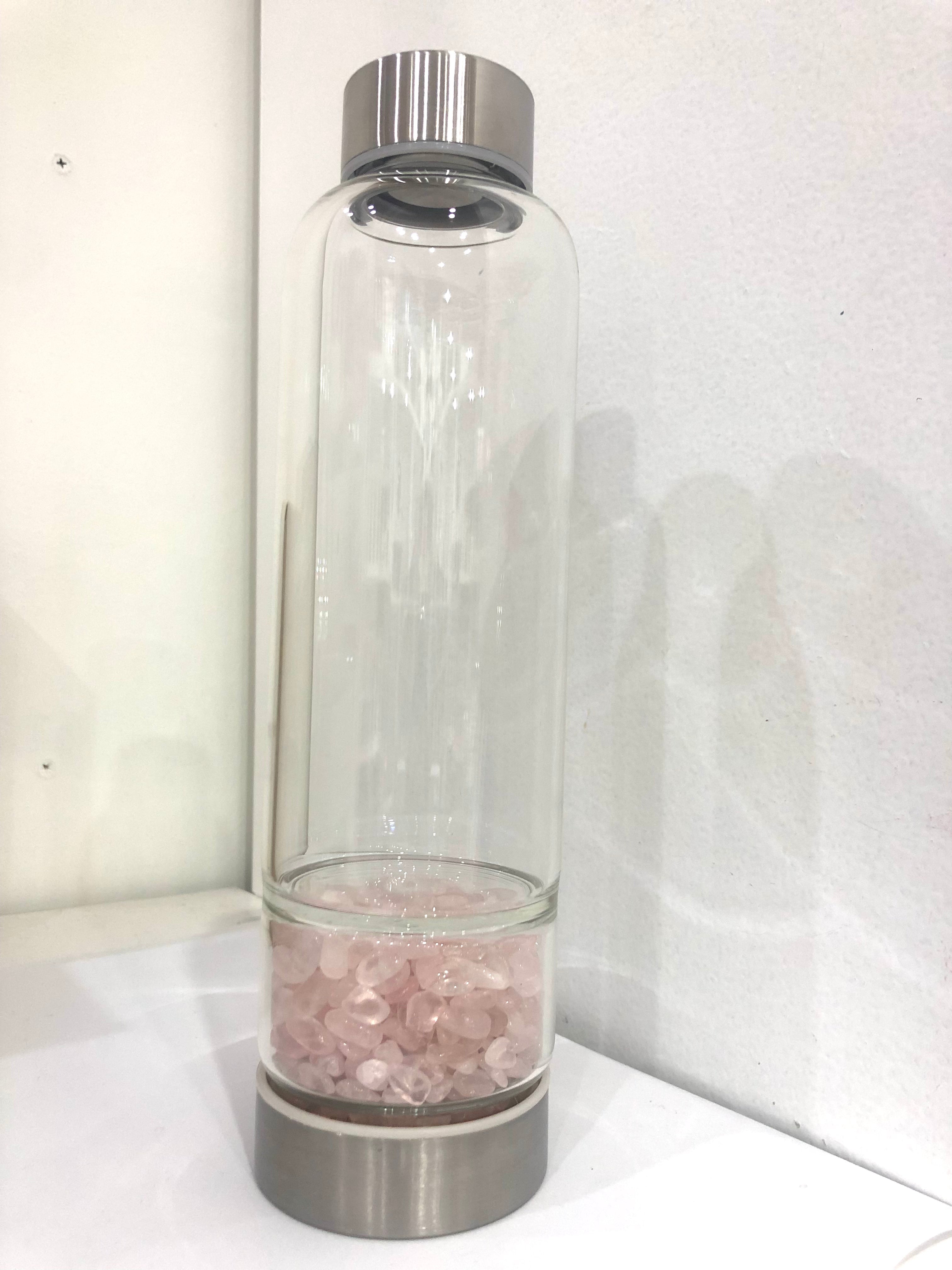 Crystal Glass Water Bottles - 2 Designs