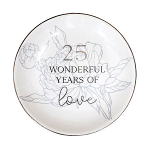Anniversary Love Trinket Plate