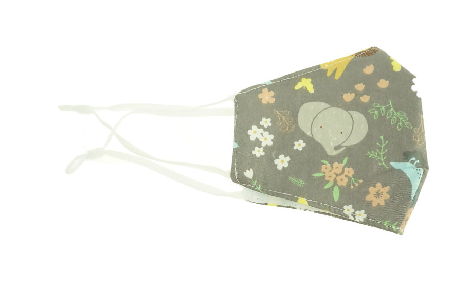 Kids Face Mask - Grey Forest
