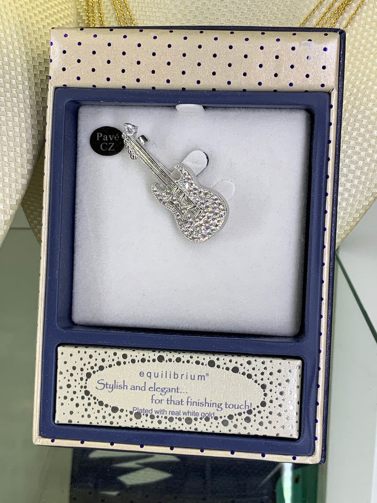 Guitar Brooch