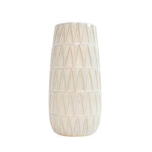 Island Breeze White Tall Vase
