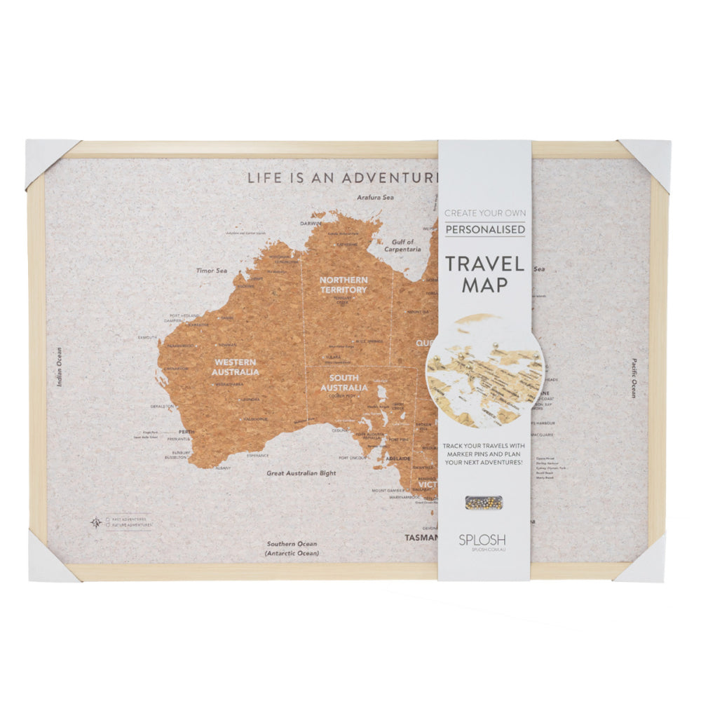 Travel Board Large Map - Australia