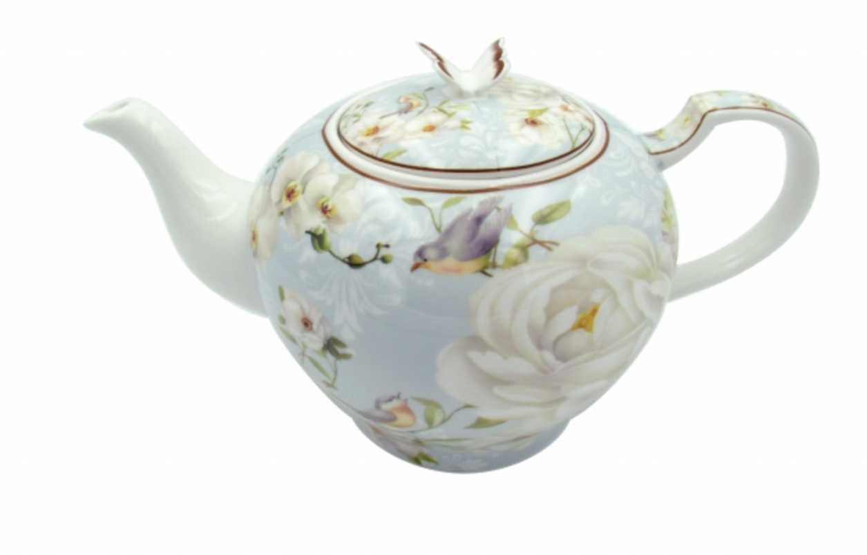 White Roses 1L Teapot