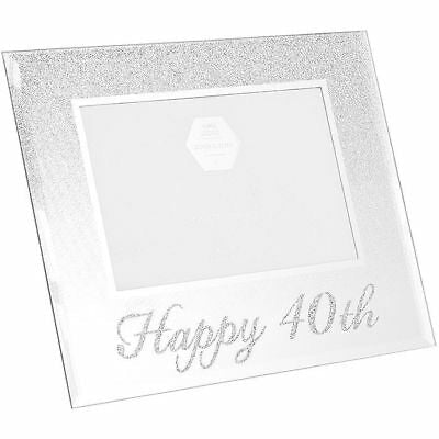Silver Sparkle Birthday Frames - 7 options