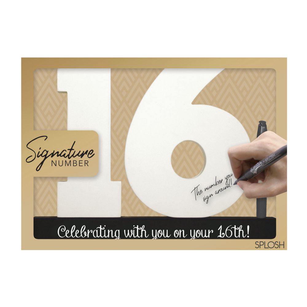 Signature Number -  9 options