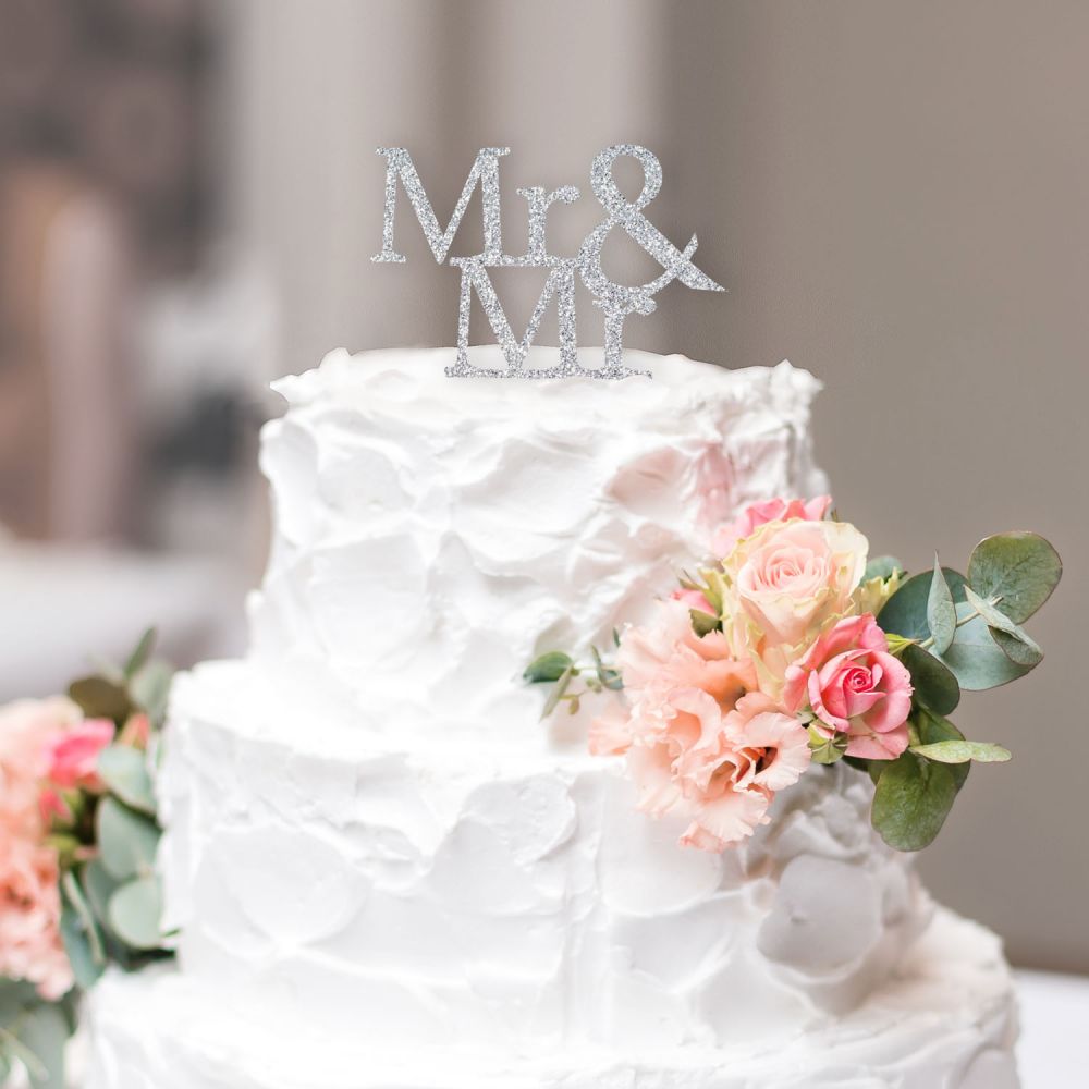 Wedding Mr & Mr Cake Topper